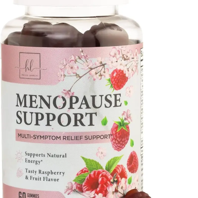 Menopause Supplements for Women - Menopause Relief Gummy, Complete Natural Mild Hot Flashes & Night Sweats Support, Multi-Benefit Support for Balance & Energy, Gluten-Free & Non-GMO - 60 Gummies vitamins women