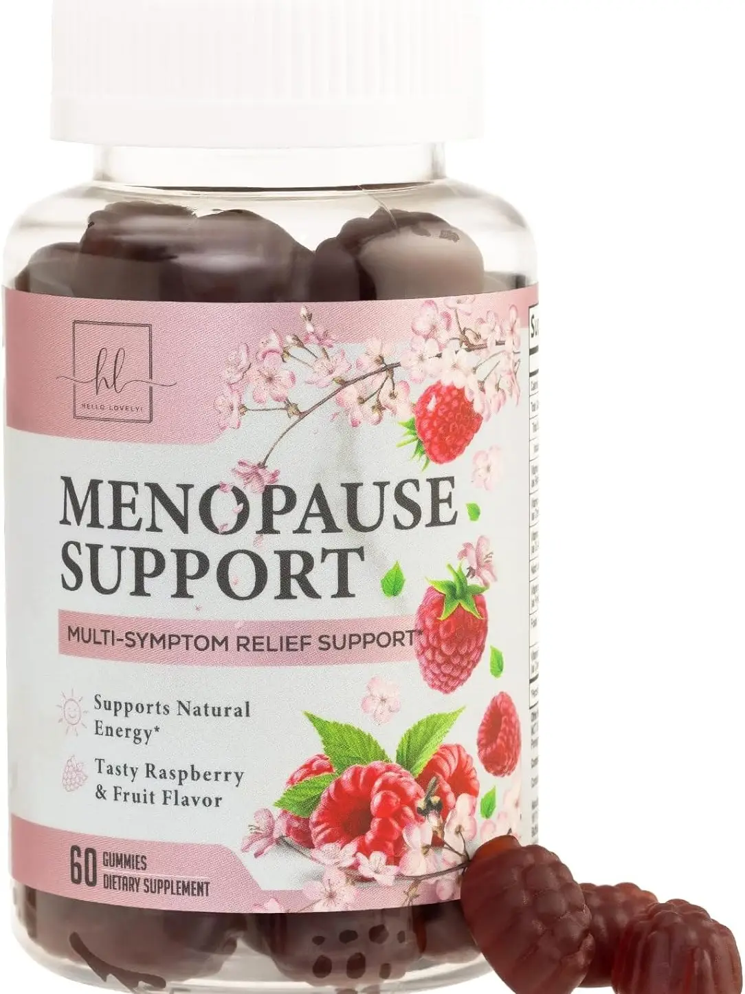 Menopause Supplements for Women - Menopause Relief Gummy, Complete Natural Mild Hot Flashes & Night Sweats Support, Multi-Benefit Support for Balance