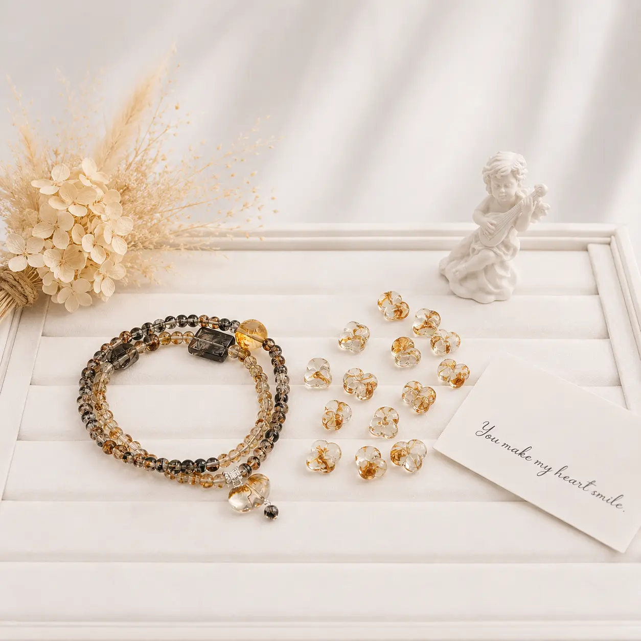 Heart beads