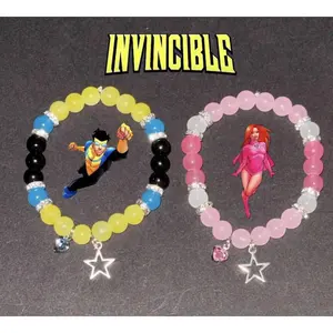 Handmade Invincible Mark and Atomic Inspired Design Bracelet for Him/Her Gift Theme Song