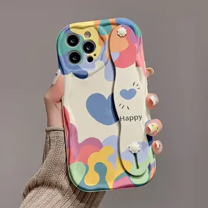A Stylish forPhone Case with a Heart Pattern Print, Featuring a Unique TPU Design for Protection. It'S Perfect for Personal Use Or As a Gift, Compatible with Apple Iphone 17/ 16/15/14/13/12/11