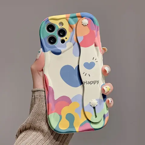 Phone Case with Heart Pattern - Stylish TPU Protective Cover, Shock-Absorbent, Slim Grip, Gift-Ready for Daily Use, Compatible with iPhone 17/16/15/14/13/12/11, Accessories for Apple iPhone