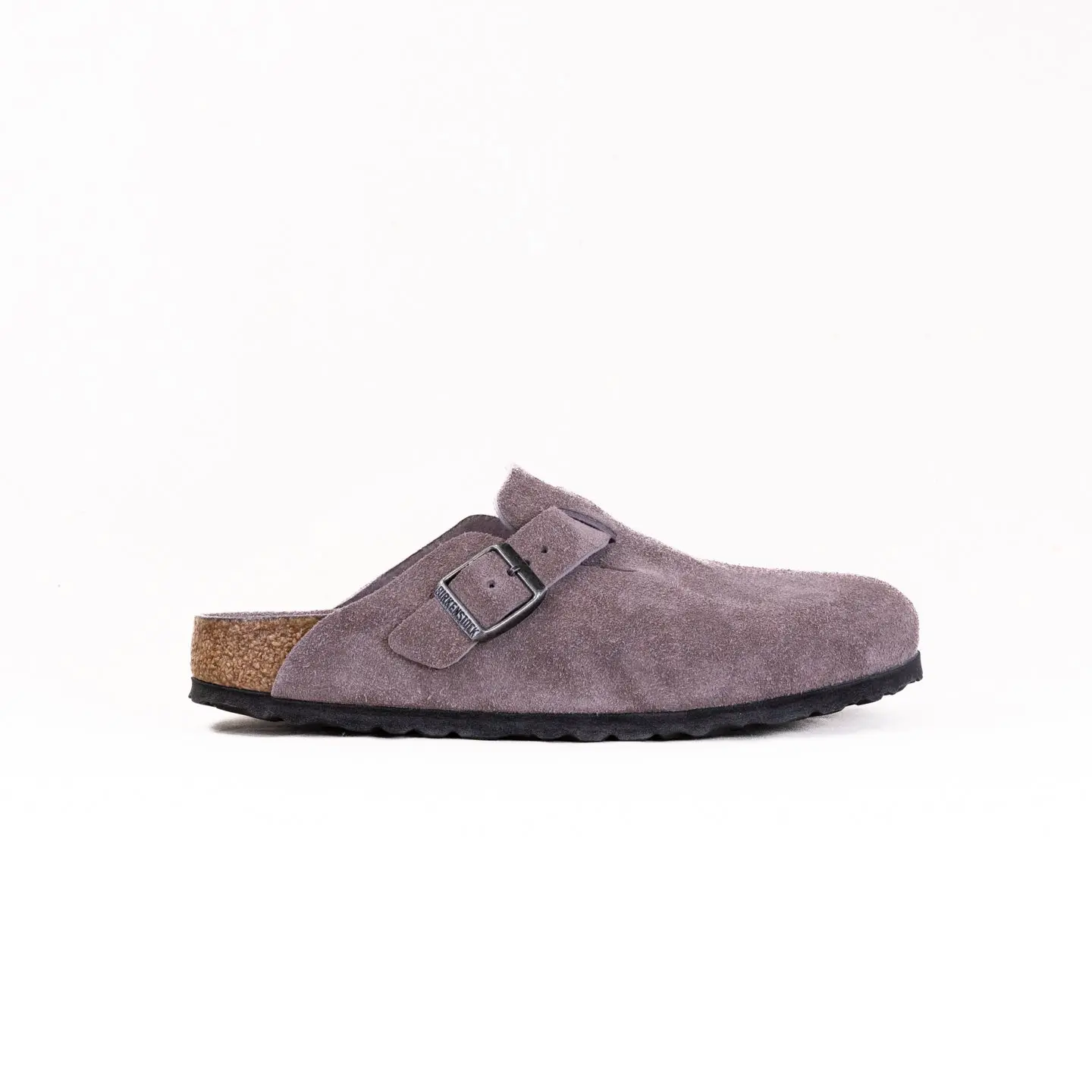 Birkenstock Boston Soft Footbed (Unisex) - Faded Purple Suede