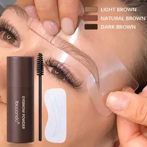 IBCCCNDC Lazy Eyebrow Powder, Waterproof and Sweatproof Natural 3D Stamping Eyebrow Powder, Eyebrow Drawing Tool for Beginners, Cosmetic