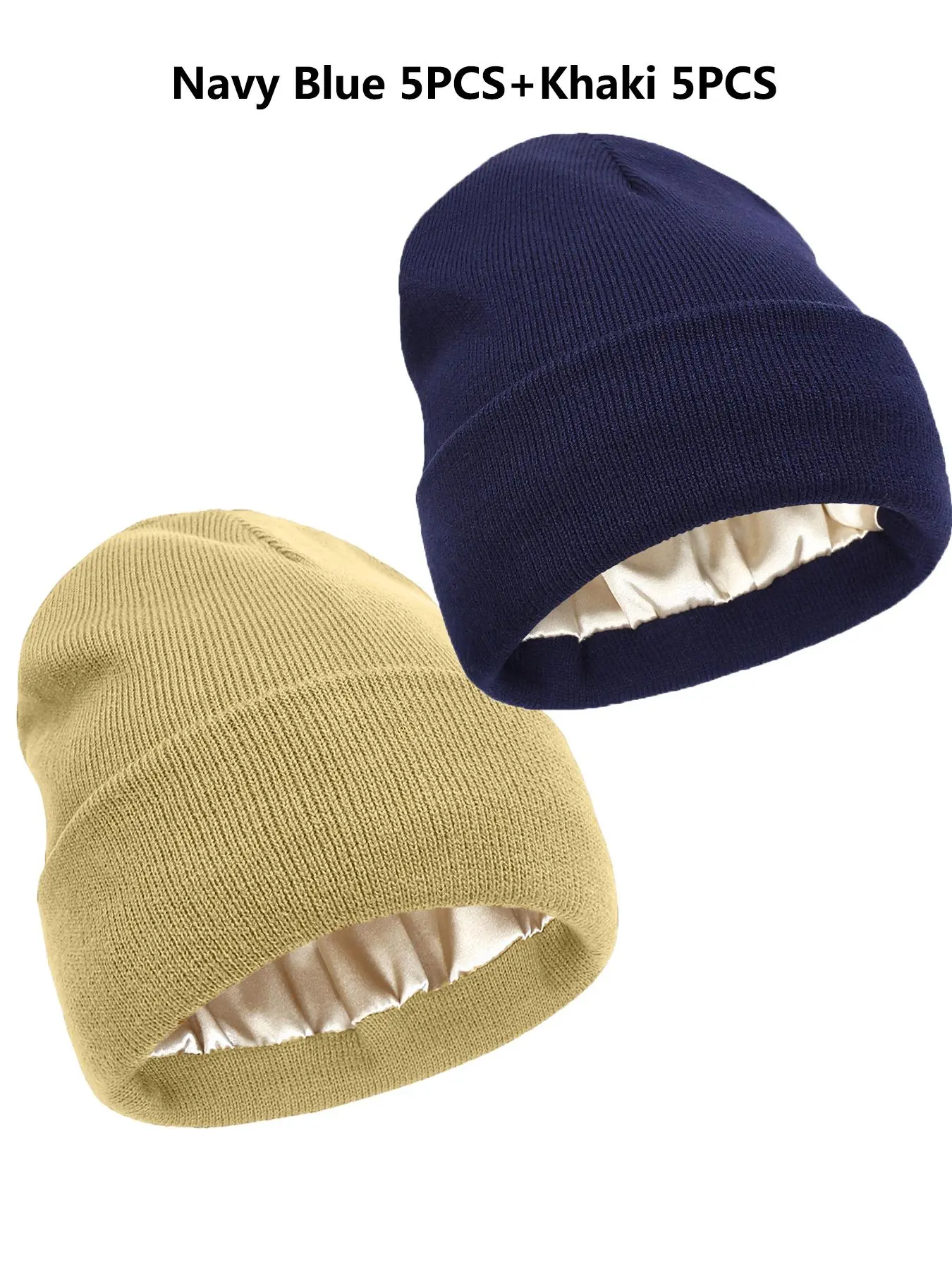 Navy Blue*5 pcs+Khaki*5 pcs