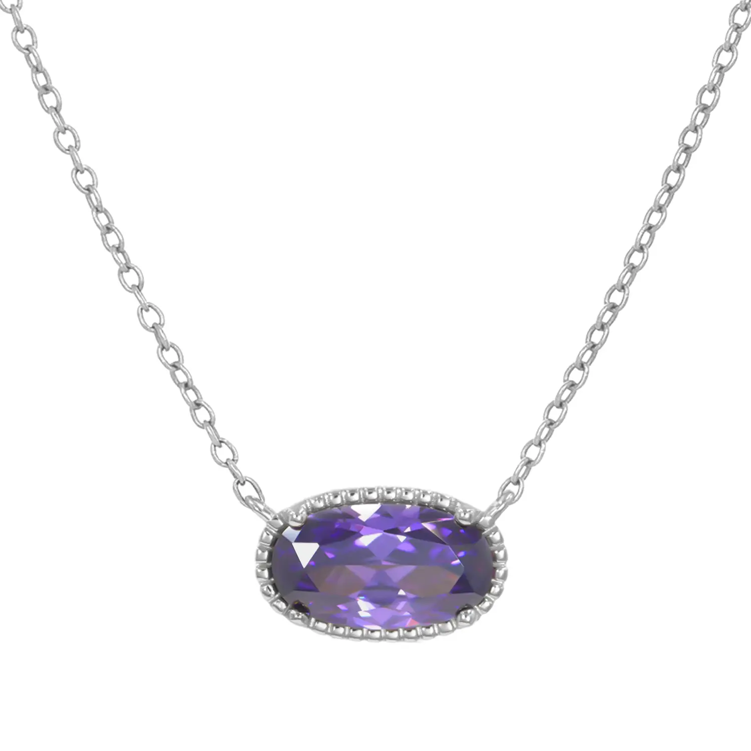 February-silver chain