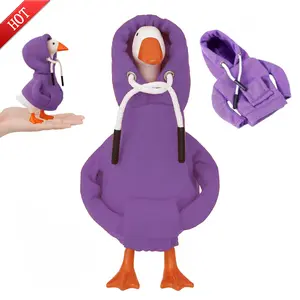 7 Inch Desk Goose Outfits,Mini Porch Goose Hoodies,Tabletop Desktop Goose Accessory Costume ,Magnetic Goose Statue Key Holder Clothes,Funny Porch Gooses Decor Costum for Desk Geese Statue