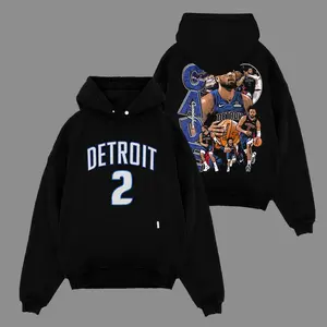 [Go-Sports] Cade Cunningham - MotorCade 2 For Pistons Nation Premium Cotton Hoodie Sweatshirt T-Shirt (Made In US), Bad Boys Nation Fans Shirt, Game Day Outfits, Gift For Motor City Basketball Fans, Basketball Graphic Tee Hoodie