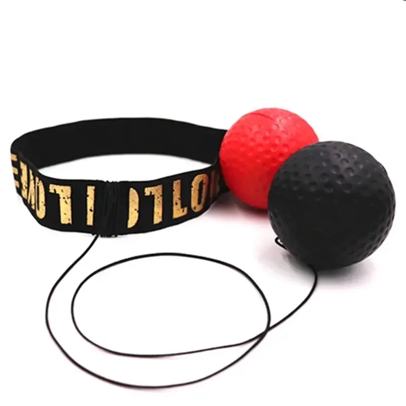 1 Set Boxing Reflex Speed Punch Ball Sanda Boxer Raising Reaction Force Hand Eye Training Set
