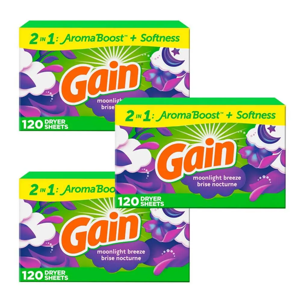 Moonlight Breeze Scent Dryer Sheets (120-Count) (3-Pack)