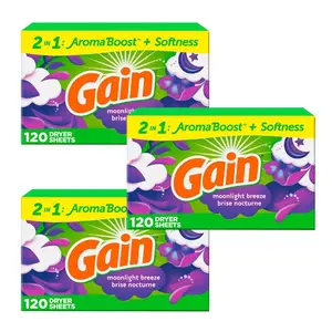 Moonlight Breeze Scent Dryer Sheets (120-Count) (3-Pack)