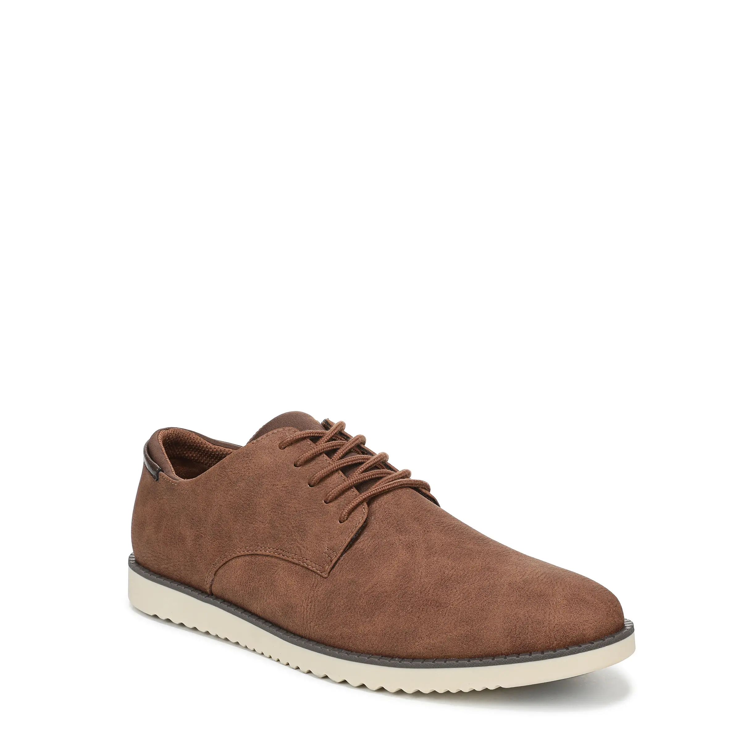 Dr. Scholl's Men's Sync Flex Classic Oxford Walking Shoes - Casual Footwear, Medium & Wide Widths, Brown Faux Leather Men's Oxfords