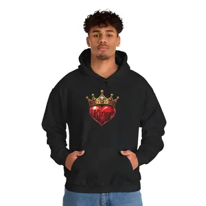 Matching Custom Couples Valentines Day King Queen Hoodies