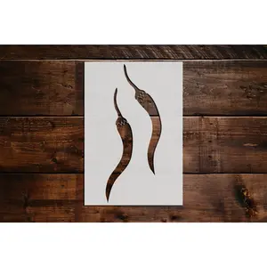 Hot Chili Peppers Stencil - Art and Wall Stencil