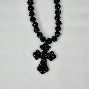 Jesus Cross Necklace/Chain - Sparkling Rhinestone Cross, Fashion Accessories/Jewelry