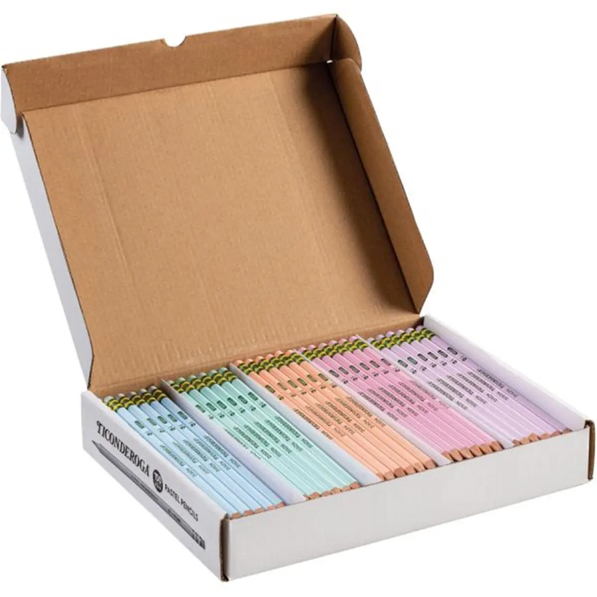 Dixon Ticonderoga DIXX13750 Pastel Wood Pencils - Assorted, Smooth Writing, School Supplies - Pack of 150