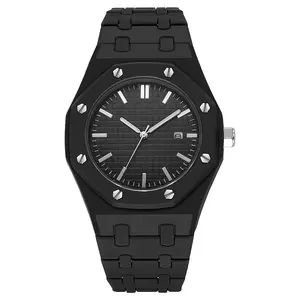 Matte Black Octagon Watch| Streetwear Essential 2026 Inspired by the Royal Oak