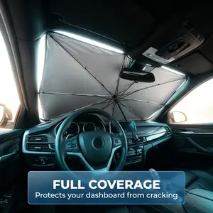 Portable car sunshade, windshield sunshade, foldable windshield sunshade, car exterior accessories, daily car windshield cooling umbrella