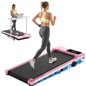 Walking Pad Treadmill, Remote Controlled Under Desk Treadmill Quiet with LED Display, 300 lbs Capacity Portable ,Installation-Free for Home Office summerwins Home Exercise Equipment Home Fitness Equipment Home Workout Station walking pad treadmill