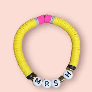 Custom Pencil Clay Bracelet- Teacher