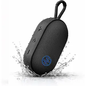 Mini  Speaker - Small Portable  with Carabiner, Compact Travel Design, IPX7 Shower Proof, 12Hr , TWS Pairing for Outdoors, Beach, Hiking (BEATORB)