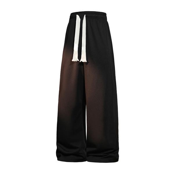 Men's Comfy Wide Leg Sweatpants, Loose Drawstring Casual Trousers, Streetwear Lounge Wear