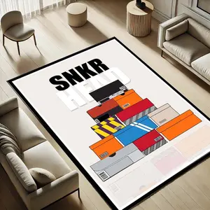Sneaker Box Rug, Hypebeast Decor