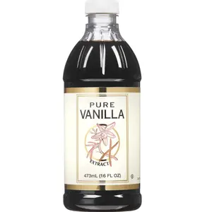 Pure Vanilla Extract 16 fl oz 473ml Bottle of Authentic Flavoring Made with Imported Beans for Baking and Cooking in the USA - Taffy