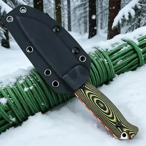 Outdoor Camping Essential Knife, Fishing Camp Adventure Choice, Men's Gift, Holiday Gift, 15002 Straight Blade, Tactical Knives, Survival Tools