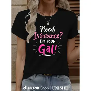 Soft Cotton 'I'm Your Gal Insurance Agent' Tee – Perfect Insurance Professional Shirt