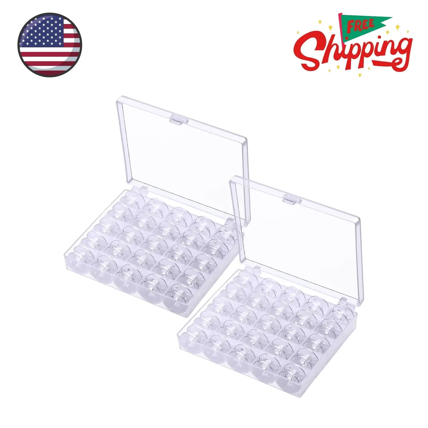 50 Pcs bobbins for Sewing Machine, Sa156 Bobbins, Bobbins Class 15
