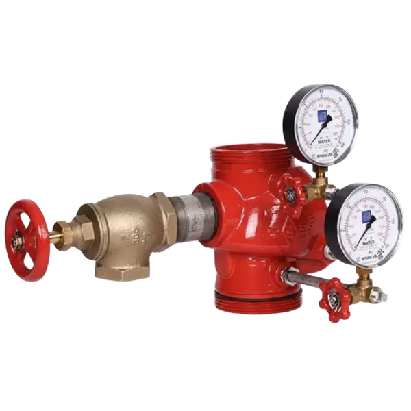 WEFLO F3322B/F3322 Grooved-End Shotgun Riser Check Valve - UL/FM Listed & Approved, 350 psi Working Pressure, Ductile Iron, Angle Drain Valve, Bubble-Tight Shutoff, Excellent Flow, Proper Component Compatibility, Grooved-End Shotgun Riser Check Valves