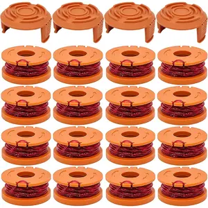 WA0004 Spool for Worx Weed Eater String,10ft 0.065" Line Spool for Worx WA0004 Weed Eater String Replacement Spool, for Worx Wa0004 Replacement Spool, for Worx Wa0004 String Trimmer Refills(16+4)