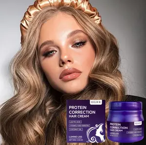Lumino Liss Protein Correction Hair Cream 100g - Formaldehyde-Free, Alcohol-Free, Nourishing & Softening Treatment with Lactic Acid, Coconut Oil & Hydrolyzed Keratin
