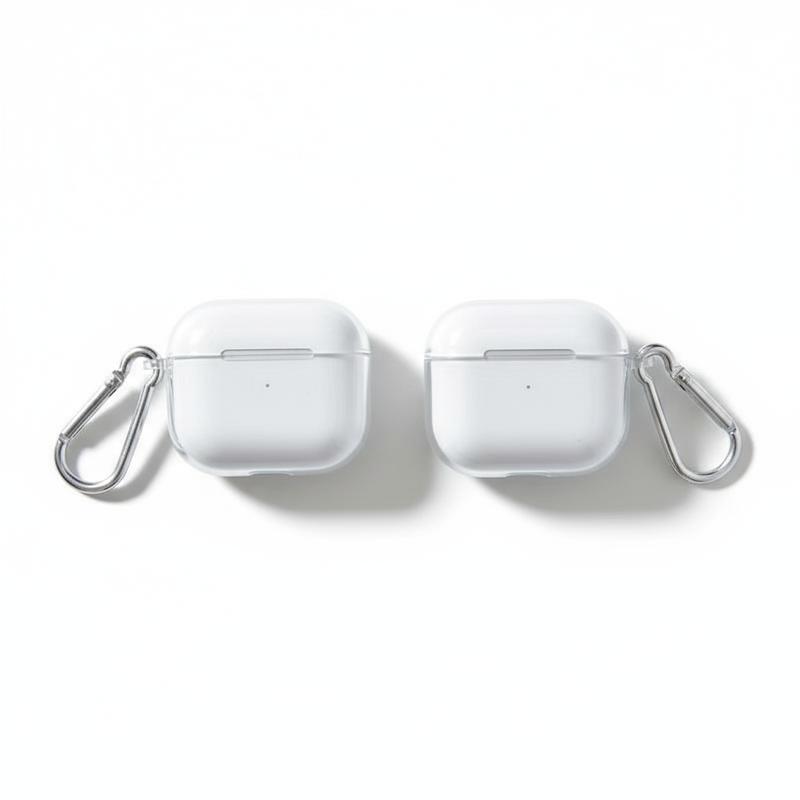 Transparent Protective Case for AirPods Earbuds with Handy Hook Compact Design for Enhanced Protection Versatile Use Audio Wireless Earbuds Headset g1 High Quality Headphones