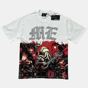 MIXED EMOTION Shirt Mens Street Hip Hop Y2k Harakuju T-Shirt 3