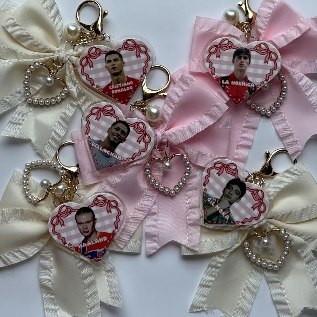 5 Styles Football 2026 Funny Acrylic Keychains (only keychain - not charms included)