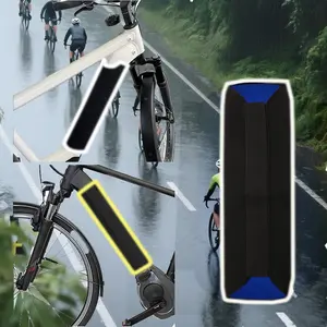 Electric Bicycle Battery Protection Cover, Shockproof Insulation Hood, Fits Frame Circumference 11-13 Inches, Durable Neoprene Rubber Material