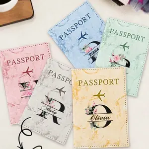 [Made-to-Order] Customizable Name PU Leather Magnetic Lock Passport Holder, Processing time is 7-10 business day