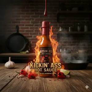 Kickin' Ass Hot Sauce ️Fire Sauce 5 FL OZ
