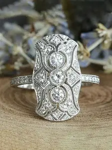 1 PC Luxury Cubic Zirconia Ring For Women For Wedding Engagement Anniversary Party Jewelry Valentine's Day Gift Wedding rings