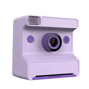 Quick Release Instant Print Camera with 32GB SD Card, 1080P Digital Camera Toy for Girls Aged 4-13, Auto Focus, Hybrid Image Stabilization