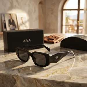 Chunky Square Sunglasses for Women & Men – Retro Thick Frame UV400 Fashion Shades
