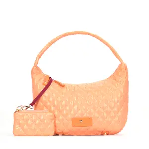 HEART LOVE's ubiquitous simple down handbag, temperament girl simple handbag, lightweight with commuting