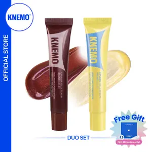 [KNEMO OFFICIAL] Limited Edition Bungeoppang Duo Lip Balm - Hydrating Serum, Conditioning, Moist, Tinted, Pocket-Sized Lip Treatments for Skincare