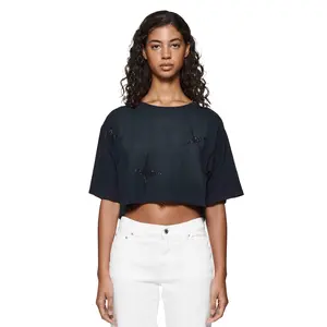 Crystal Stars Cropped Tee Crystal Stars Cropped Tee