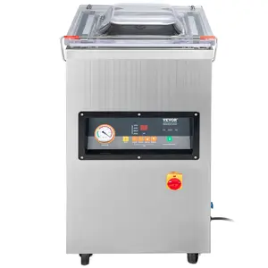 【Summervibes】VEVOR Chamber Vacuum Sealer, 600W Sealing Power, Vacuum Packing Machine for Wet Foods, Meats, Marinades and More, Compact Size with 15.7" Sealing Length, Applied in Home Kitchen and Commercial Use