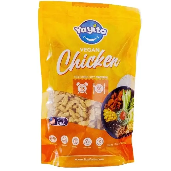 Yayita Vegan Chicken Soy Protein 284 g  | High-Protein • Alta en Proteína • Plant-Based • Sin Carne