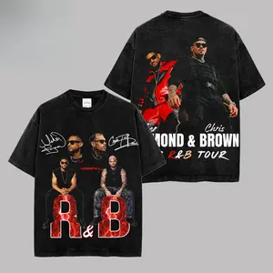 R&B Tour 2026 Raymond & Brown Men’s Graphic Tee – Premium Cotton Music T-Shirt, Urban Hip Hop Soul Streetwear, Concert Tour Merch, Short Sleeve Crew Neck, Soft Comfortable Fit, Vintage R&B Fan Apparel, Perfect Gift