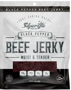 HALAL Black Pepper Beef Jerky (80g)
